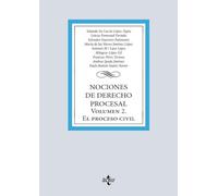 Nociones de Derecho Procesal: Volumen 2. El proceso civil (Derecho - Biblioteca Universitaria de Editorial Tecnos)