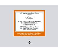 Nociones Fundamentales de Derecho Penal: Parte General (Derecho - Biblioteca Universitaria de Editorial Tecnos)