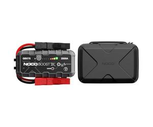NOCO Boost X GBX75, Arrancador de Batería de Coche 2500A, Booster de Bateria Portátil & GBC103 Boost X Maletín de Protección EVA para Arrancadores Auxiliares de Litio GBX75 UltraSafe