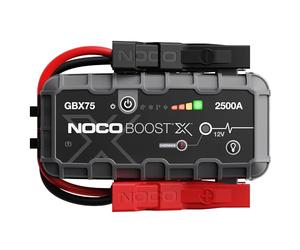 NOCO Boost X GBX75: Arrancador de Batería de Litio de 2500A UltraSafe - Antichispas y Protección contra Polaridad Inversa - Power Bank USB y Linterna LED - para Motores de Gasolina 8,5L y Diésel 6,5L