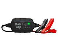 NOCO GENIUS2: Cargador Inteligente de baterías 2A 6V/12V - Mantenedor automático y desulfatador - Protección contra sobrecarga y compensación térmica - para baterías de Plomo y Litio
