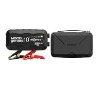 NOCO GENIUS10EU, Cargador automático Inteligente 10A, Cargador de batería de 6 V y 12 V & GC040 Maletín Protector Universal EVA para Cargadores de Batería Inteligentes GENIUS1, GENIUS2