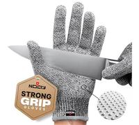 NoCry Cut Resistant Gloves with Grip Dots - High Performance Level 5 Protection, Food Grade. Size Small, Free Ebook Included! by NoCry