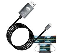 Nocsitey Cable USB C A HDTV - Adaptador Tipo-c A Convertidor USB Cable HDTV - Cordón Tipo C A Televisor De Alta Definició, Cables Convertidor 4K60Hz, Adecuado para Aulas, Salas De Reuniones Y Hogares