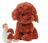 Nocsitey Juguete de Peluche Animal | Marrón para,Muñeca De Peluche De Perro | para Amigos Estudiantes Niños Niñas Sala De Estar Dormitorio Estudio Hogar Interior