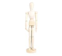 Nocsitey Maniquí de madera para artistas, maniquí de con base