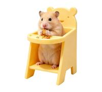 Nocsitey Silla Alta para Hámsteres | Bonito Asiento Decorativo y Adorable | Asiento de alimentación para hámster | para Erizo Chinchilla Jerbo Ardilla Pequeños Roedores