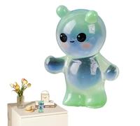 Noctilucous Tiny Resin Miniature,Figuras Que Brillan en la Oscuridad | Noctilucous Glowing in The Dark Miniature Anime Resina Figura | Accesorios de jardín de Brillantes para decoración de