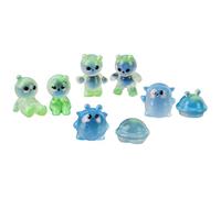 Noctilucous Tiny Resina Miniatura - Glowing in the Dark Cartoon Anime Figura Estatua | Accesorios de jardín de | Figura decorativa de resina para decoración de paisajes - Regalo de de co