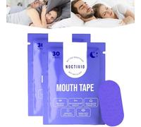 Noctivo Cinta de boca - 2024 New Noctivio Mouth Breather Tape, transpirable cómoda, elimina el dolor, suave en la piel sensible, hace que sea un gran día de inicio con un sueño de buena noche (2 caja)