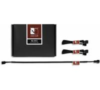 Noctua Cable de alimentación para ordenador de 3 pines - Paquete 3 - Negro