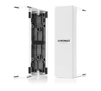 Noctua NA-HC4 chromax.white, Cubierta Estética Accesoria para Disipador | Apta para Disipadores de CPU de Serie NH-D15, NH-D15S, Aluminio Lacado, Fácil Instalación sin Herramientas