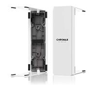Noctua NA-HC6 chromax.white, Cubierta Estética Accesoria para Disipador | Apta para Disipadores de CPU de Serie NH-U14S, Aluminio Lacado, Fácil Instalación sin Herramientas