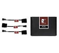 Noctua NA-SAC1, Adaptador Molex 4 Pines para Ventilador PC 3 Pines, Pack 2 | Adaptadores Alimentación de Ventiladores de 3 Pines desde Conector Molex de PSU, Funda Resistente a Desgaste y Calor, Pack 2