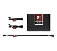 Noctua NA-SEC1, Set de Cables Alargadores de 30cm para Ventilador, Pack 3 | Alargadores con Conector PWM 4 Pines también Compatibles con Ventiladores 3 Pines, Funda Resistente a Desgaste y Calor, Set 3