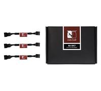 Noctua NA-SRC7, Cables Adaptadores para Disminución de Ruido con 4 Pines para Ventiladores de PC (Negro)