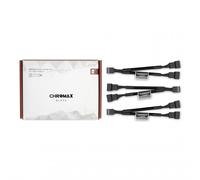 Noctua NA-SYC1 Chromax Kit Cables Divisores Splitter Y Negros