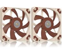 Noctua NF-A12x15 FLX, Ventilador Silencioso y Delgado, 3 Pines (120x15 mm, Marrón) (Paquete de 2)