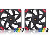 Noctua NF-A12x15 PWM chromax.black.swap, Ventilador Silencioso y Delgado, 4 Pines (120x15 mm, Negro) (Paquete de 2)