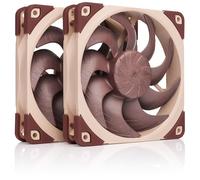 Noctua NF-A12x25 G2 PWM Sx2-PP, 2 Ventiladores 120mm de Alto Rendimiento | Alta Presión Estática, Grosor 25mm, Kit de 2 para Compensación de Velocidad en Disipadores/Radiadores/Cajas, 1800rpm 4 Pines