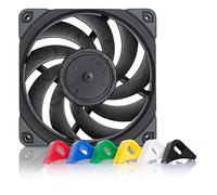 Noctua NF-A12x25 PWM chromax.black.swap, Ventilador 120mm Alto Rendimiento | Alto Flujo y Presión Estática, Grosor 25mm, para Cajas/Disipadores, Almohadillas Color Personalizables, 2000rpm 4 Pines PWM