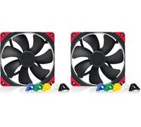 Noctua NF-A14 PWM chromax.black.swap, Ventilador Silencioso, 4 Pines (140mm, Negro) (Paquete de 2)