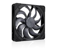 Noctua NF-A14x25 G2 PWM chromax.black, Ventilador 140mm y Alto Rendimiento | Alto Flujo de Aire y Presión Estática, Grosor 25mm, para Disipadores/Radiadores/Cajas, Kit Accesorio, 1500rpm 4 Pines PWM