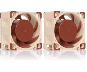 Noctua NF-A4x20 PWM, Ventilador Silencioso, 4 Pines (40x20 mm, Marrón) (Paquete de 2)