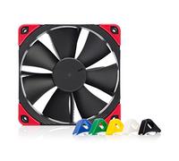 Noctua NF-F12 PWM chromax.black.swap, Ventilador 120mm de Alto Rendimiento | Alta Presión Estática, Silencioso, Grosor de 25mm, con Focused Flow y Almohadillas de Color Personalizables, 1500rpm 4 Pines