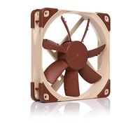 NF-S12A FLX ventilador de PC Carcasa del ordenador 12 cm Marrón marrón, Ventilador, 12 cm, 700 RPM, 1200 RPM, 17,8 dB, 107,5 m³/h