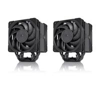 Noctua NH-U12A chromax.black, Disipador de CPU de 120 mm y una Sola Torre (Negro) (Paquete de 2)