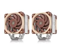 Noctua NH-U12A, Disipador de CPU con Ventiladores NF-A12x25 PWM de Alto Rendimiento (120 mm, Marrón) (Paquete de 2)