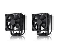 Noctua NH-U9S chromax.black, Disipador de CPU de 92 mm y una Sola Torre (Negro) (Paquete de 2)