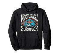 Nocturnal Survivor Night Shift Nurse Medical Coffee Sudadera con Capucha