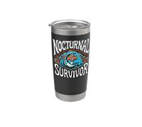 Nocturnal Survivor Night Shift Nurse Medical Coffee Vaso térmico de acero inoxidable de doble pared