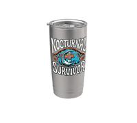 Nocturnal Survivor Night Shift Nurse Medical Coffee Vaso térmico de acero inoxidable de doble pared