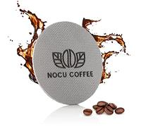 NOCU COFFEE Espresso Puck Screen 57,5 mm para portafiltros Lelit y Ascaso de 57 mm - Filtro de café de acero inoxidable apto para uso alimentario reutilizable con 1,7 mm de grosor - Filtro de café