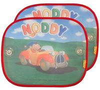 Noddy - Parasol de coche con ventosas Noddy, protección solar. Pack 2 unidades