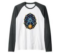 Nodo Enrutamiento Mapa Estelar Camiseta Manga Raglan