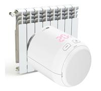 NodOn - Zigbee 3.0 - Cabezal válvula termostática, gestión calefacción por Habitaciones, Ahorro energético, instalación Sencilla, Bloqueo de Teclas, Compatible Home Assistant, Homey, Jeedom, Z2M, ZHA