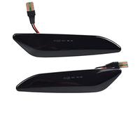 Nodrest Indicador lateral dinámico, luz intermitente intermitente for Fiat Tipo Egea for Alfa Romeo 156 147 for Chrysler for Ypsilon III for Lancia for Delta(Dynamic Smoked Black)
