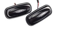 Nodrest Indicador secuencial dinámico, luz intermitente lateral for Land Rover Discovery 2 1999-2004 Defender Freelander 1 2002-2005(Dynamic Smoked)