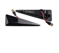 Nodrest Intermitente dinámico, indicador lateral de señal de giro, luces de coche for Renault MK4 Vel Satis Wind Avantime Megane 2 Scenic 2 Espace 4(Dynamic Smoked Black)