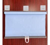 NoDrill - Persianas enrollables opacas portátiles fáciles de instalar, persianas retráctiles para el hogar y la oficina, perfectas para control de luz de privacidad y protección solar