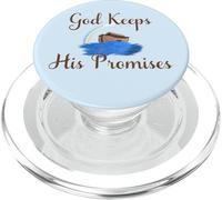 Noé Arca Dios Mantiene Sus promesas Cristiano PopSockets PopGrip para MagSafe