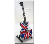 Noel Gallagher Oasis guitarra en miniatura, diseño Union Jack