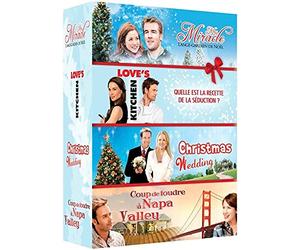 Noël n° 2 : Christmas Wedding + Mrs Miracle + Love's Kitchen + Coup de foudre à Napa Valley [DVD]