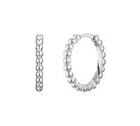 NOELANI Creoles Joyas de plata de ley 925 para mujer, 1,4 cm, plata, en caja de regalo