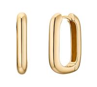 NOELANI pendientes de aro de plata de ley 925 para mujer, 2,1 cm, dorados, en caja de regalo, 2031600