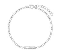 Noelani - Pulsera para Mujer en Plata 925 - con Circonita - Colgante de Barra - NOE-B0014